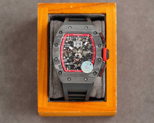 

new chronograph mechanical wrist watches rm11-03 mechanical luxury for man high end factory superb designer high-quality, Slivery;brown