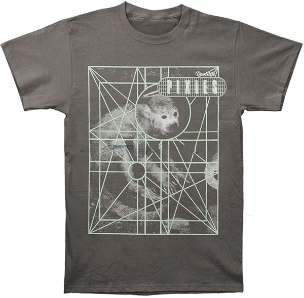 

men's t-shirts pixies men's monkey grid t-shirt charcoal 230509, White;black