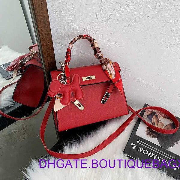 

designer hremm kelys's bags for sale red bride wedding women's new handbag crossbody fashion versatile shoulder have real logo