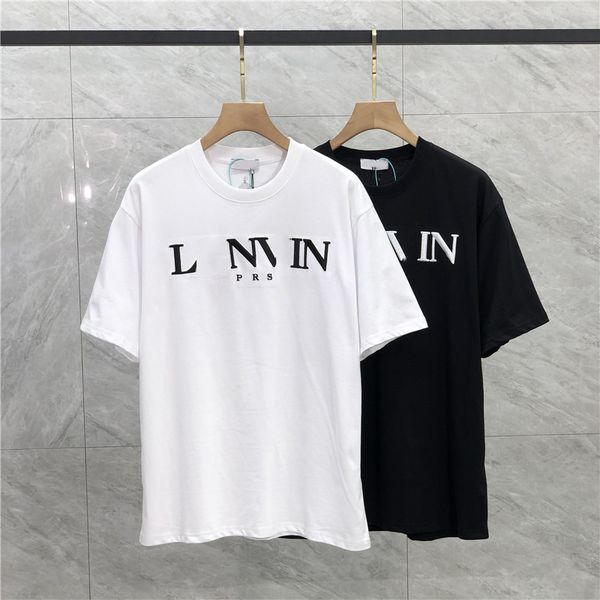 

mens designers t shirt man womens tshirt with embroid letters print short sleeves summer shirts men loose tees, White;black