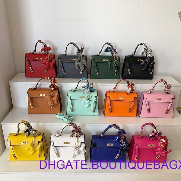

designer hremm kelys's bags for sale 2023 new fashion women's shoulder with silk scarf crossbody dog pendant have real logo