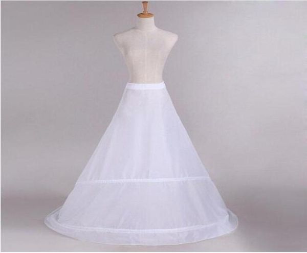 

new bridal dress crinoline 2 hoops petticoat underskirt mermaid wedding skirt6199706, White