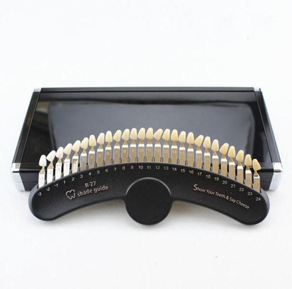 

3d teeth whitening bleaching shade guide 27 color0123452552180