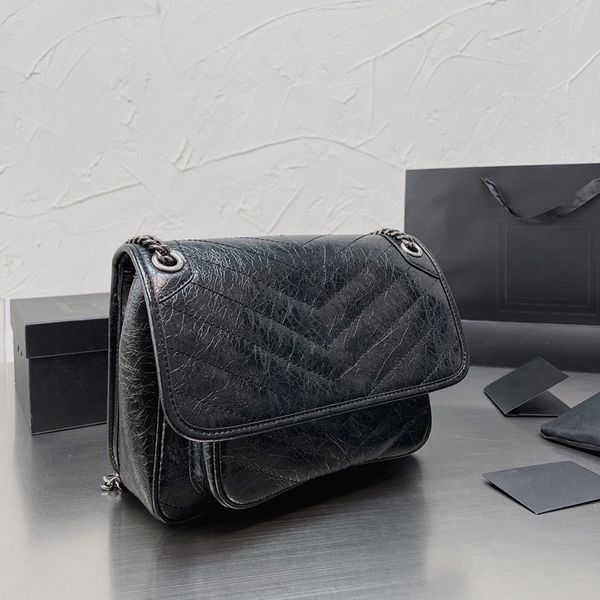 

wrinkled cowhide bag designer bag travel bag quilted bag messenger bag wallet luxury shoulder bag vintage ladies fashion designer bag