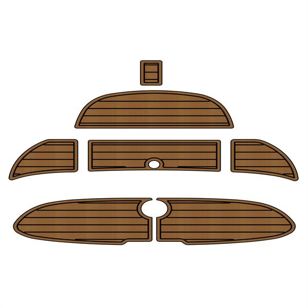 

quality 2006 & eariler yamaha sx230 swim platform pad boat eva foam teak deck floor mat