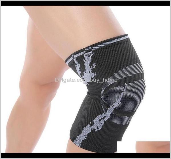 

elbow pads safety athletic outdoor as sports outdoorsactive nylon fourway elastic compression knitted jacquard knee brace prote6389072, Black;gray