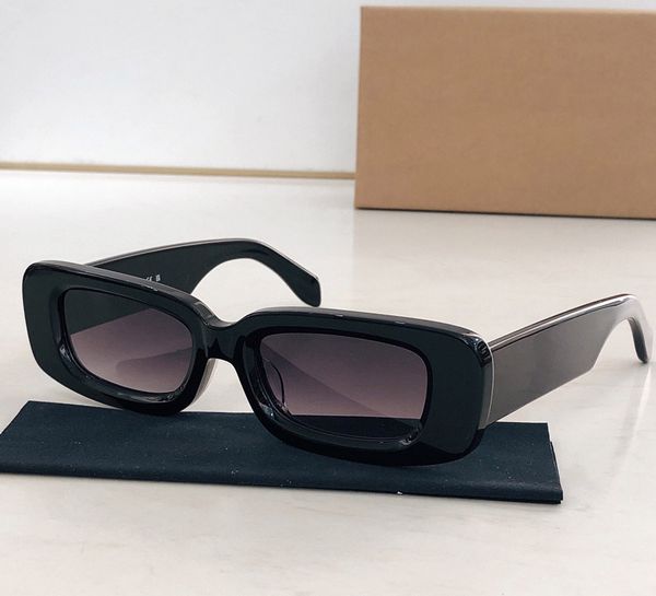 

fashion designer 022 mens women sunglasses vintage small frame acetate rectangle shape glasses outdoor trendy versatile style uv protection, White;black