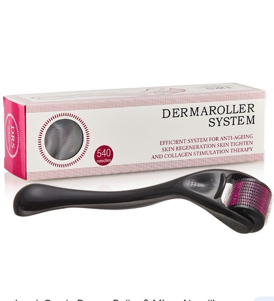 

0.5mm ce fine 540 1mm 1.5mm needles drs derma roller for hair beard growth and acne scar treatment beard roller