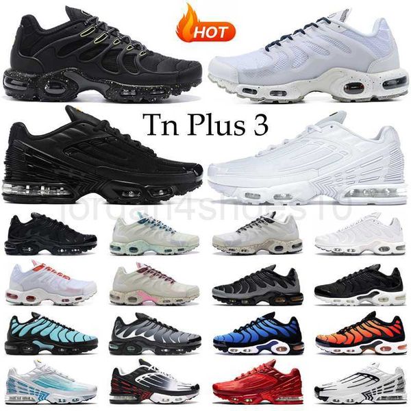 

2022 tn plus 3 running shoes men women tn triple white black barely volt terrascape green laser blue wolf grey mens trainers outdoor sneaker
