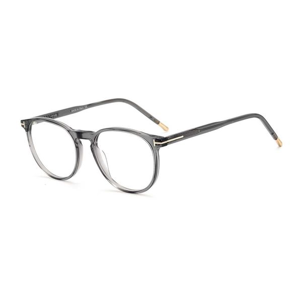 

tangjia series tf5608 men's and women's round plate myopia lens frame, White;black