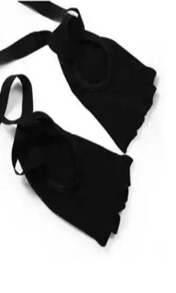 

aerial yoga socks nonslip ties with five finger socks open toe open back dance socks cotton four seasons4501120, Black;yellow