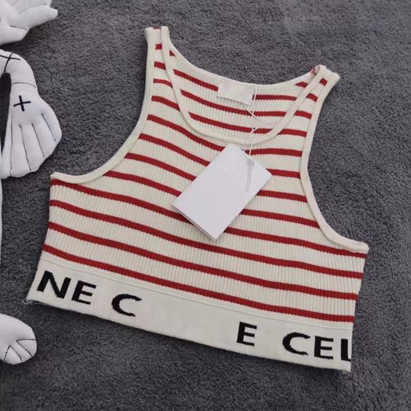 

designer clothes females tank letter sleeveless knits fashion style ladies tee knitted sport tank woman vest yoga camis, White