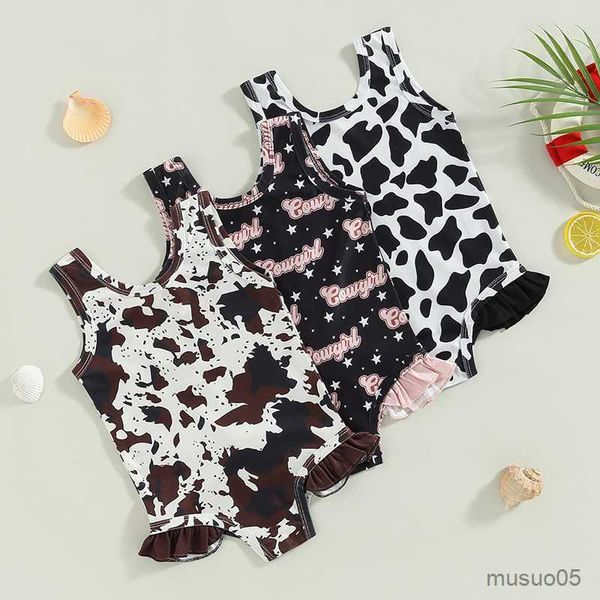 

two-pieces infant girls summer swimwear beachwear princess sleeveless spots print hollow out bathing suit swimsuit for toddler kids, Blue