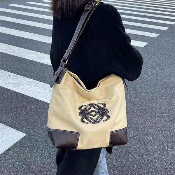 

handbag designer style 2023 canvas commuting large texture