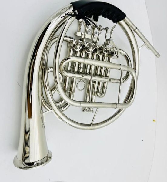 

professional french horn double row 4key bf nickel plated musical instrument with accessories3075425