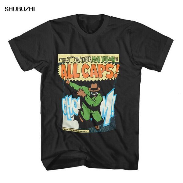 

men s t shirts t shirt mode kaus oblong pria katun bermerek madvillain mf doom madlib lengan pendek ukuran s 2xl kasual dewasa 230509, White;black