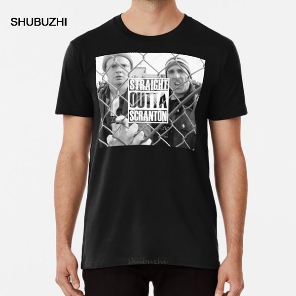 

men s t shirts scranton kantor dunce s cap mifflin dwight acara v pria merek o eeter musim panas katun 230509, White;black
