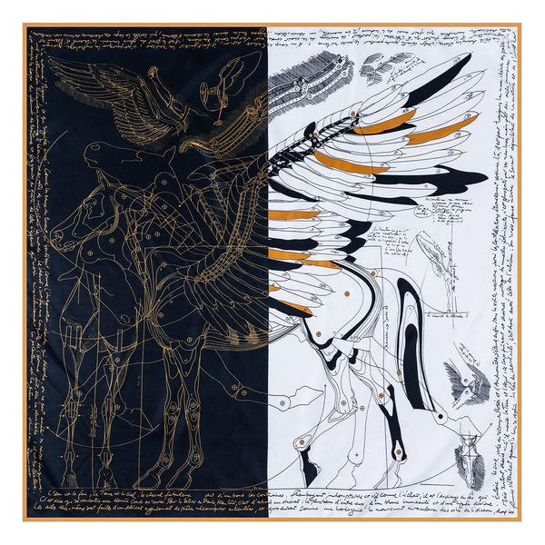 

sarongs manual hand rolled twill silk scarf women fly horse print square scarves echarpes curled foulards femme wrap bandana hijab 90cm 2305, Blue;gray