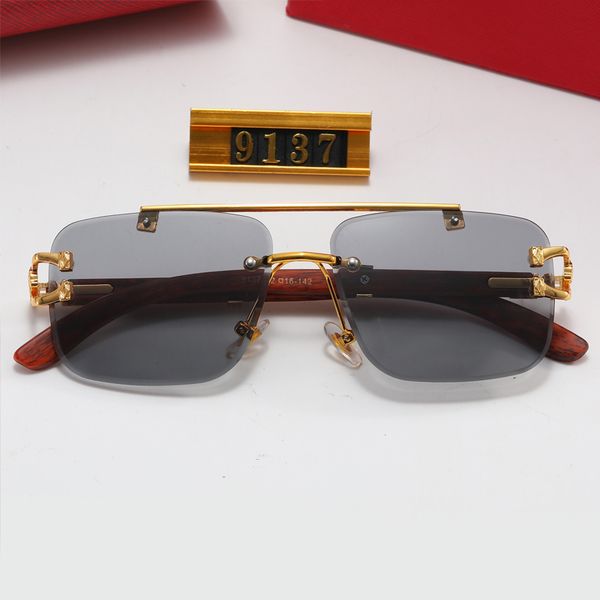 

fashion designer sunglasses for women classic eyeglasses goggle outdoor beach sun glasses for man woman with box 9137, White;black