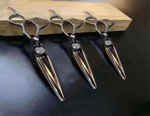 

6 professional hair salon jagua scissors set cutting barber cut thinning shear dressing tools 2201258283422