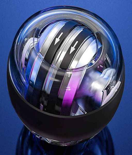 

led gyroscopic powerball autostart range gyro power wrist ball arm hand muscle force trainer fitness equipment9645047