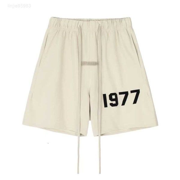 

ess pant mens women designer reflective shorts casual sports loose oversize style drawstring short s size, White;black