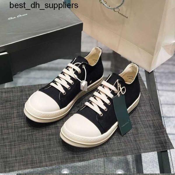 

og ro low canvas shoes for men with genuine leather wax surface milk fragrance sole main line tie up couple's thick sole black casual s