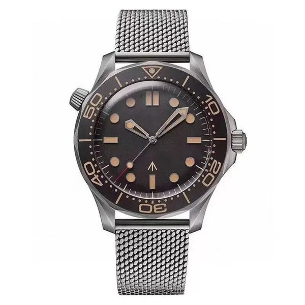 

new other watches u1 mens watch diver 300m 007 edition master automatic mechanical movement men steel strap sports wristwatches, Slivery;black