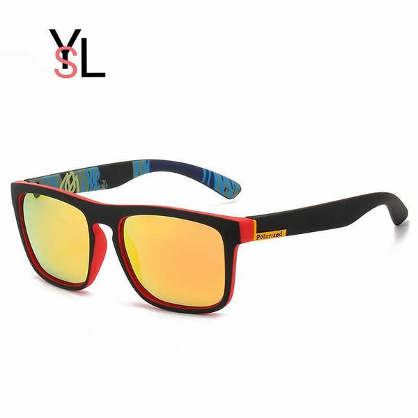 

new d731 polarized sports driving square sunglasses, White;black