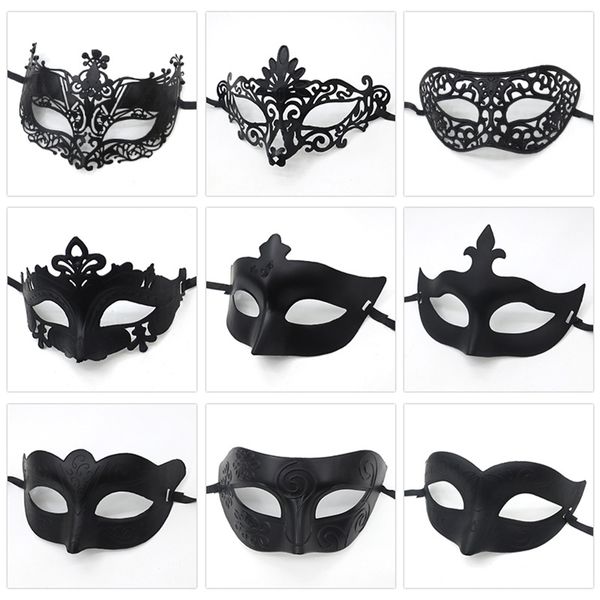

couple makeup dance metal mask venice halloween costume mask carnival mask role-playing party costume dance wedding party mask