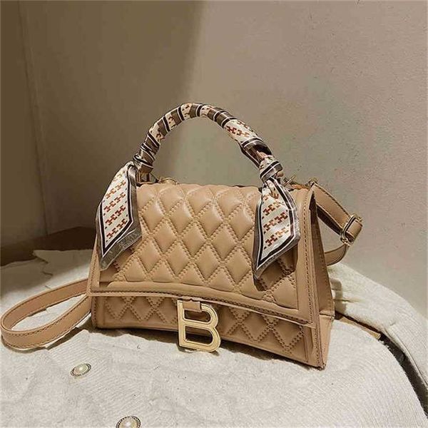 

handbag designer style 2023 hourglass leisure hand-held rhombic checkered