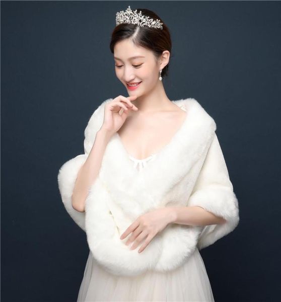 

europe and the united states wraps whole highend wedding dress bride wool shawls warm vest crossborder direct supply4288599, White