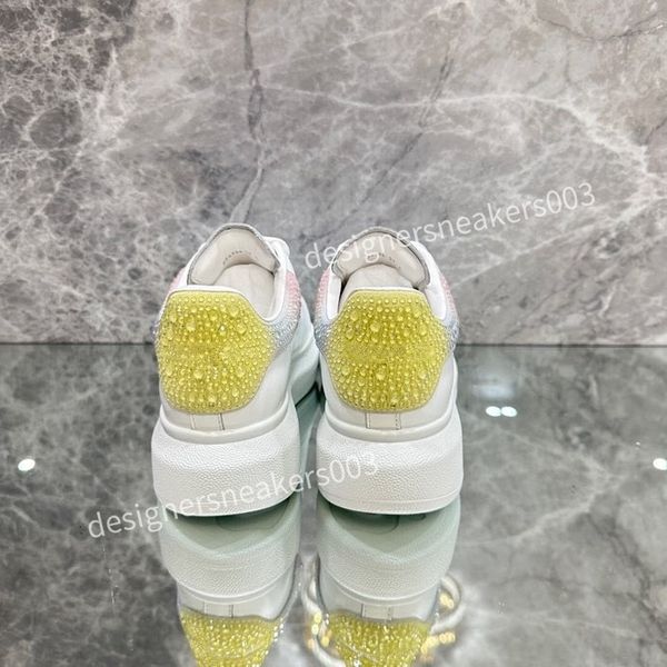 

new sneakers designer casual shoes classic do-old dirty shoe mid double height bottom trainers leather glitter golden women quality luxury, Black