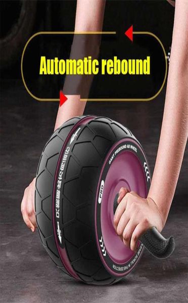 

no noise abdominal muscle trainer wheel home training gym fitness equipment automatically rebounds 2112294525175