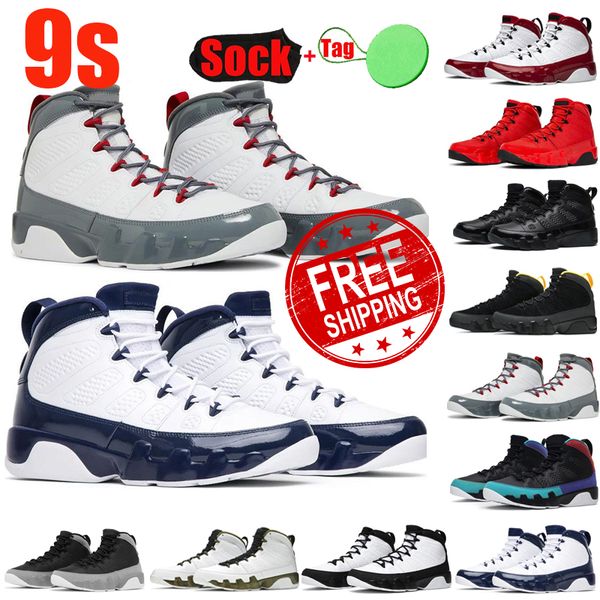 

jumpman 9 9s men basketball shoes university blue gold black fire gym red space jace change outdoors mens sneakers sports trainers size 40-4