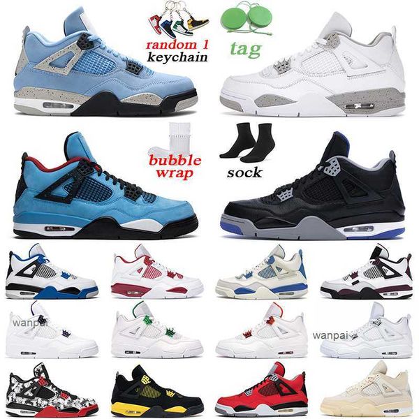 

men women 4s basketball shoes black cat university blue fire red white oreo motorsports alternate mens trainer