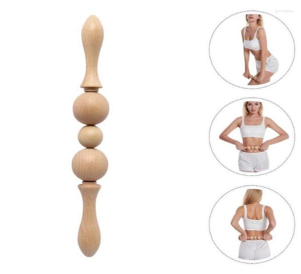 

massage tools wooden body meridian stick household massager02534153