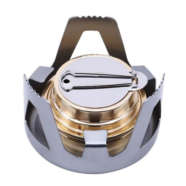 

portable copper alloy alcohol burner stove for outdoor camping