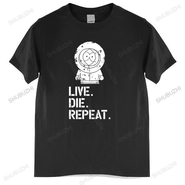 

men s t shirts kaos katun atasan musim panas pria oblong southpark kenny die wanita merek ukuran lebih besar 230509, White;black