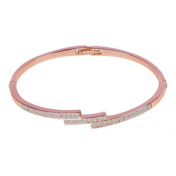 

womens classic diamond bracelet all match simple fashion accessories, Golden;silver