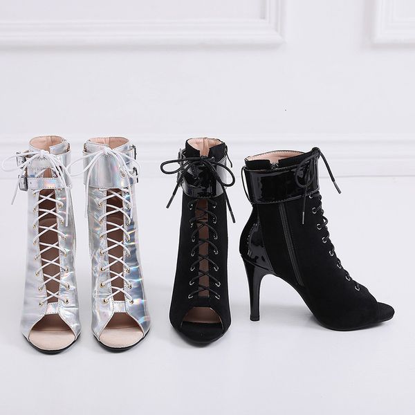 

height increasing shoes boots luxury women's comfy breathable prom outdoor latin for stilettos high heels slippers ballroom 230508, Black;white