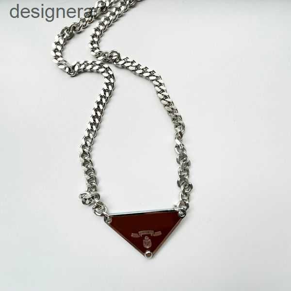 

2021 luxurys sale pendant necklaces fashion for man woman 48cm inverted triangle designers brand jewelry mens womens highly quality 9z844, Silver