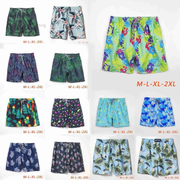 

shorts men's casual printed turtle vilebrequin surfing beach pants can fh5o{category}, White;black