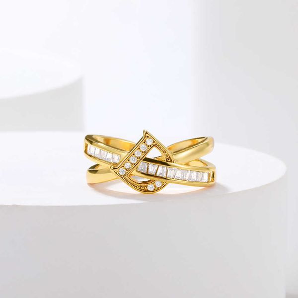 

band rings initial letter d rings for women men wedding jewelry opening couple ring friend gifts 2023 anillos mujer bff z0509, Silver