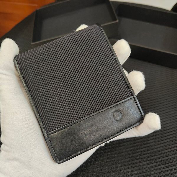 

man luxury wallet red leather fabric designer card holder european and american style slim passport holder folding portfolio woman coin purs, Red;black