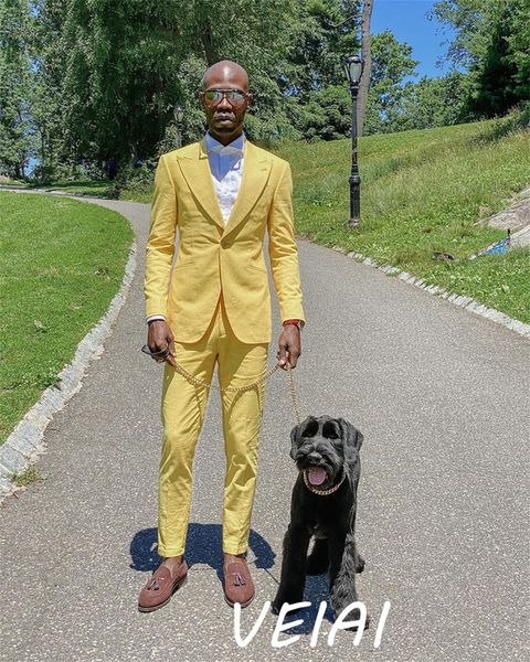 

men's suits blazers yellow summer men suits linen peaked lapel single breasted prom suits blazer jacket men tuxedos suit 2 piece coatpa, White;black