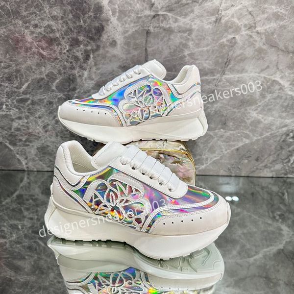 

sneakers designer casual shoes classic do-old dirty shoe mid double height bottom trainers leather glitter golden womens quality luxury2023, Black