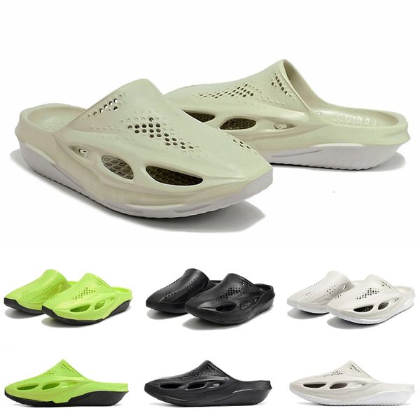 

mmw x 005 men women slippers sandals slides summer slip-on flip flops black white light bone green mens slipper slide sandal cool shoes