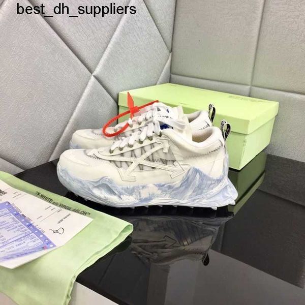

wolf tooth bottom couple father's shoes white runway color-blocking of ss arrowhead inner raised thick soles men's and women'