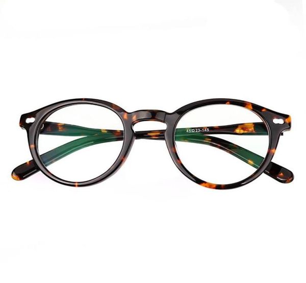 

fashion sunglasses frames kjdchd acetate optical eyeglasses frame men retro vintage round prescription glasses nerd women spectacl5895653, Black